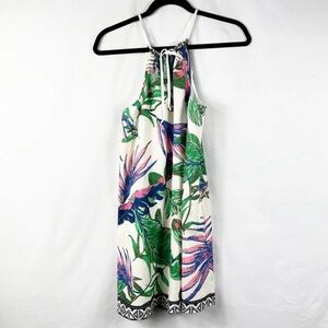 FLYING TOMATO White Tropical Dress in Size Small halter